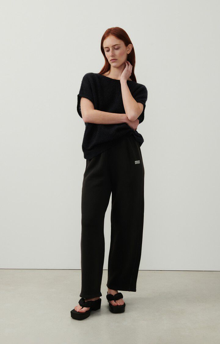 Izubird Wide Leg Joggers Vintage Liquorice