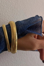 Flex Snake Chain Bracelet Gold