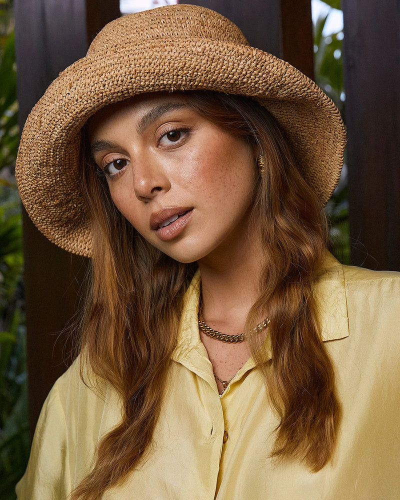 Mirabel Bucket Hat Dark Natural