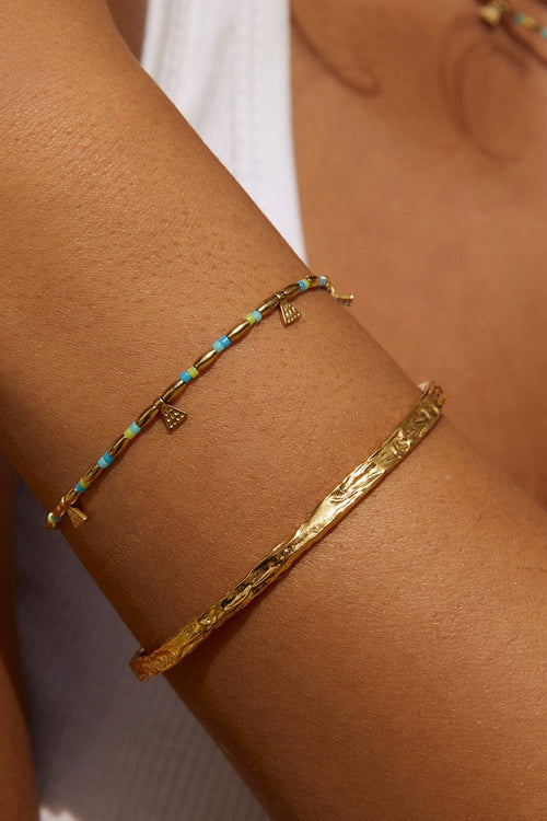 Natalia Gold Bracelet Ocean