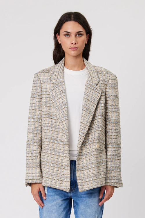 Mali Blazer Oat Tweed