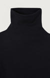 Massachusetts Roll-Neck T-Shirt Black