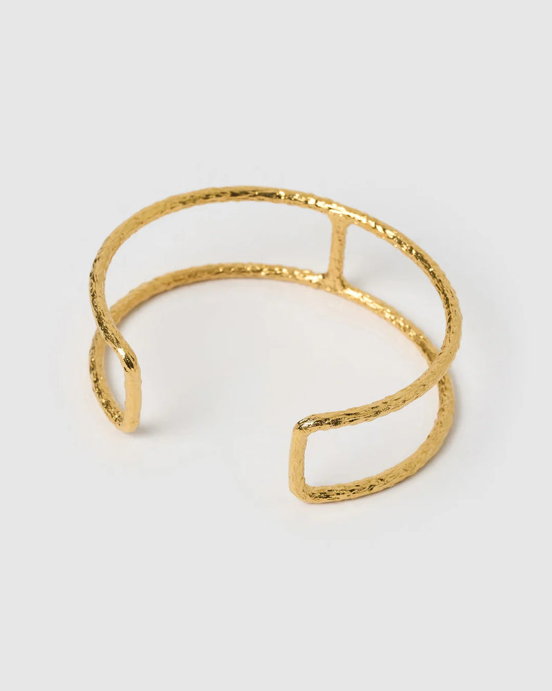 Maya Gold Cuff Bracelet
