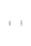 Blue Opal Crystal Huggies