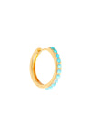 Blue Opal Crystal Maxi Hoops
