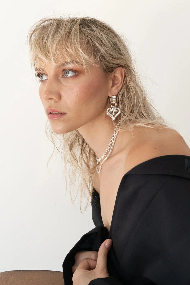 Bella Earrings Silver