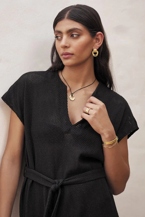 Piza Dress Liquorice