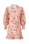 Melia Print LS Dress Pink Blossom