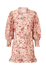Melia Print LS Dress Pink Blossom