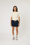 Rory Mini Skirt Midnight Stripe