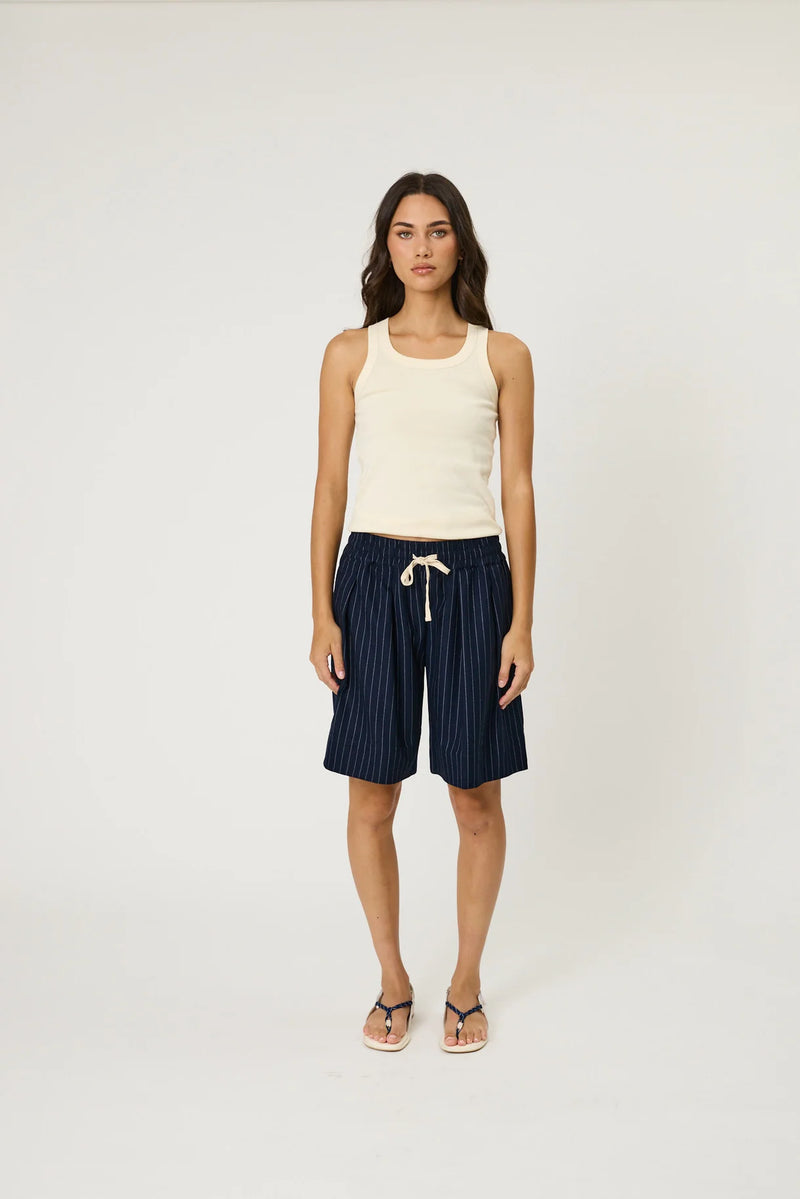 Rhodes Shorts Midnight Stripe