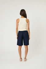 Rhodes Shorts Midnight Stripe
