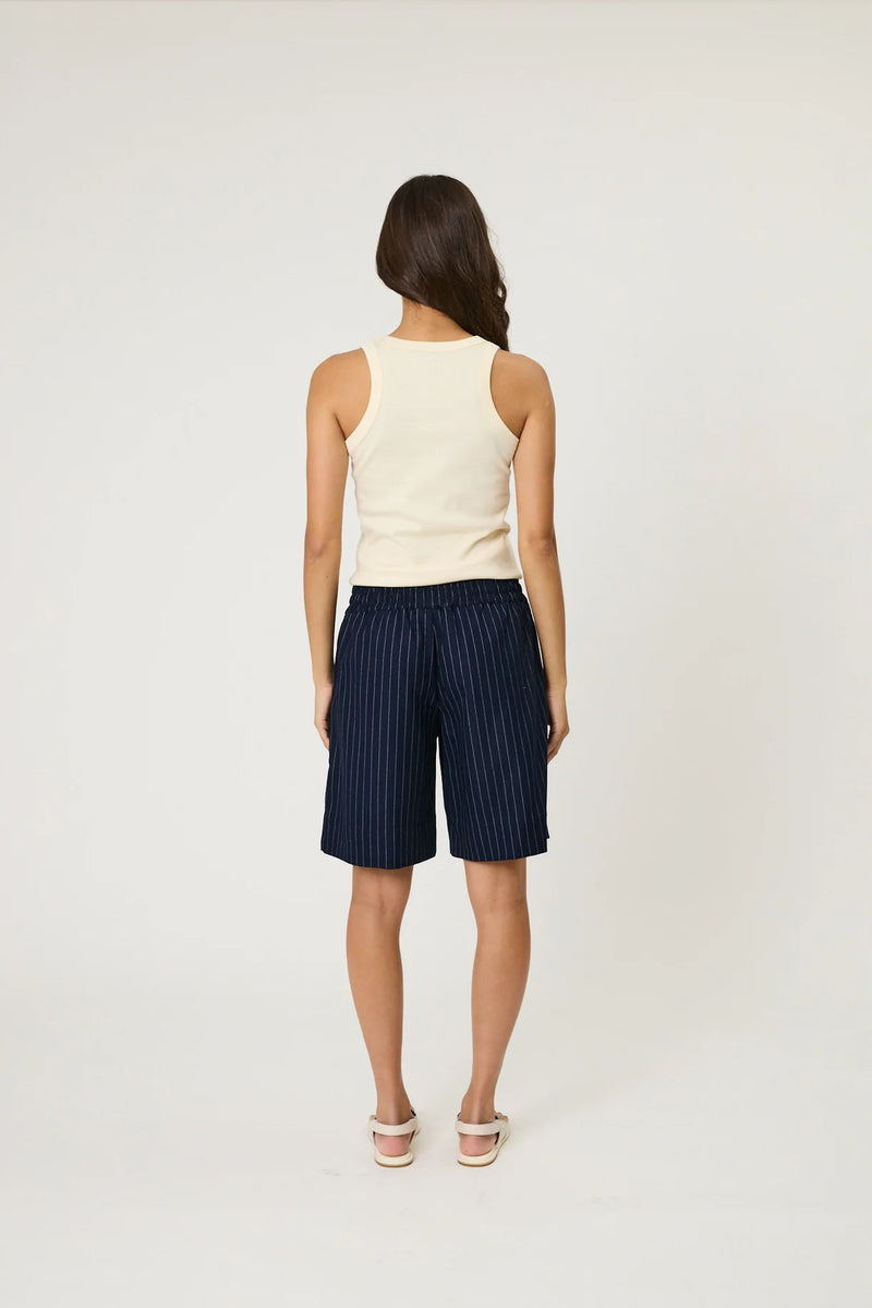 Rhodes Shorts Midnight Stripe