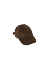 Brown cap on a white background