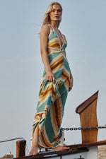 Mylee Knit Sleeveless Gown Jade