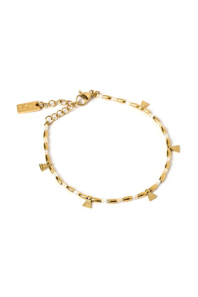 Natalia Gold Bracelet Vanilla