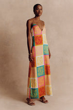 Nola Slip Dress Paisley Tile