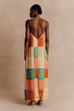 Nola Slip Dress Paisley Tile