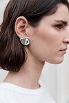 Carmen Dome Earrings Silver