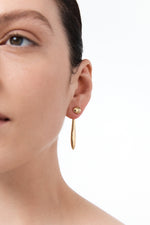 Verso Drop Earrings Gold