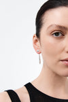 Verso Drop Earrings Silver