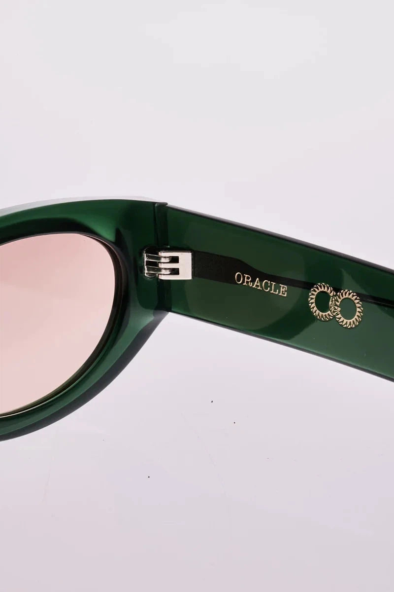 Oracle Translucent Green Rose Gradient Bio Lens
