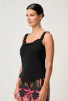 Delray Reversible Cupro Cami in Black