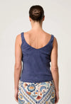 Delray Reversible Cupro Cami in Lapis