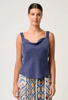 Delray Reversible Cupro Cami in Lapis