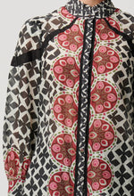 Astrid Cotton Silk Shirt in Country Tapestry