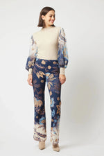 Getty Ponte Pants in Lotus Flower