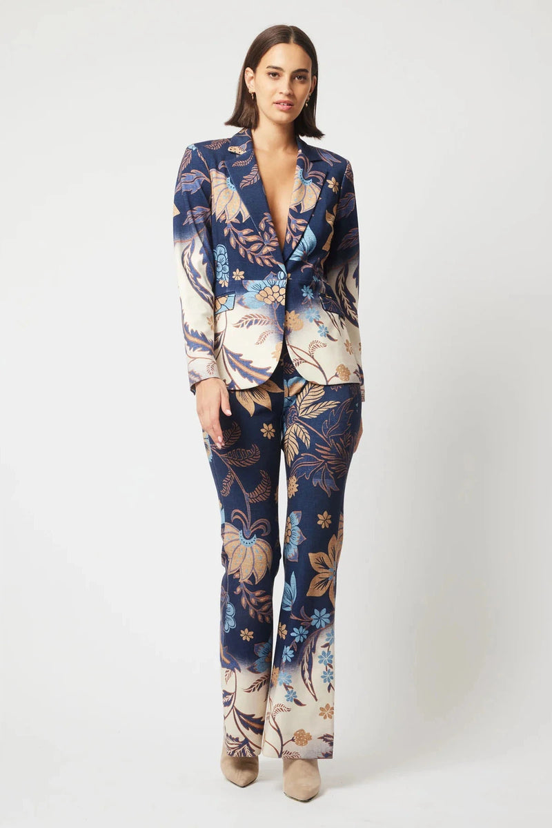 Venus Ponte Blazer in Lotus Flower