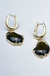 Bean Charm Earrings 18K Gold Plating