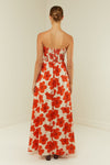 Primrose Dress Red Hibiscus