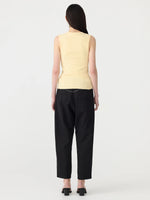 Low Scooped Rib Tank Lemon Glaze