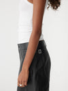 Low Scooped Rib Tank White