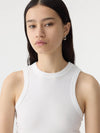 Seam Detail Tank White