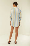 Bounty Shirt Blue Yellow Stripe