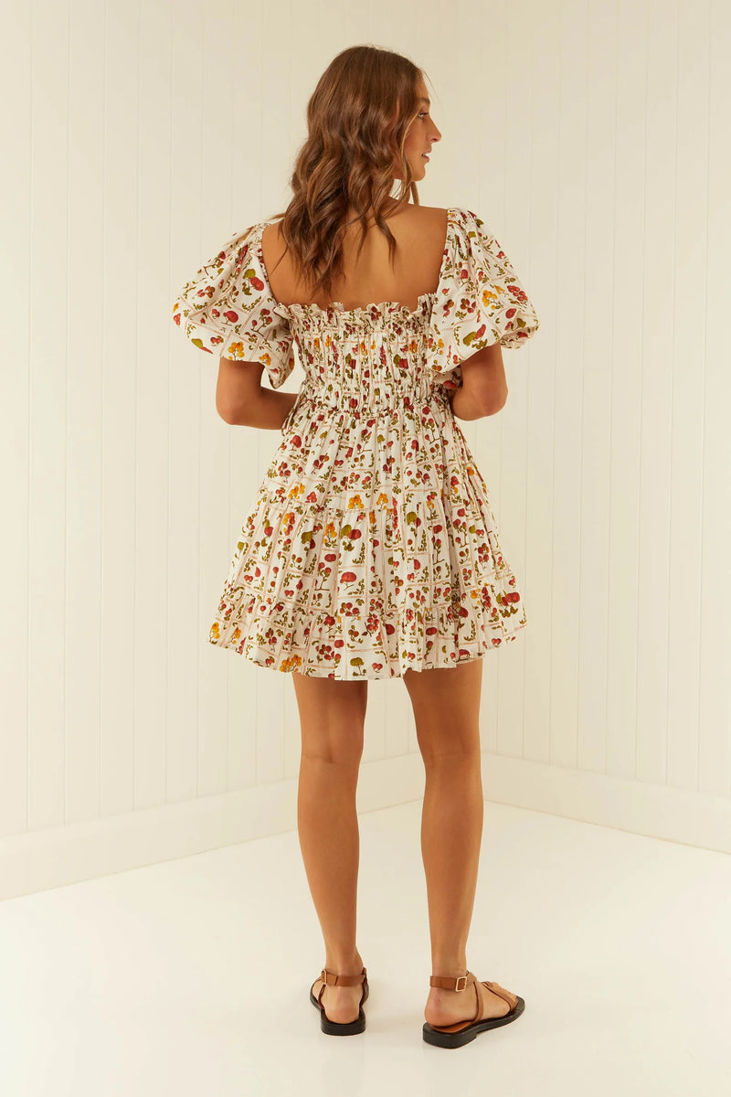 Kub Dress Tomato Tiles