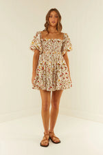 Kub Dress Tomato Tiles