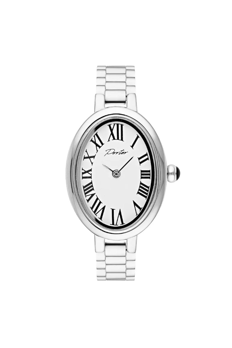 Baby Link Watch White Gold
