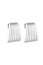 Caterpillar Earrings Silver