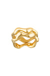 Wiggle Ring Set Gold