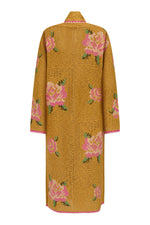 Coastal Granny Maxi Cardigan Mustard
