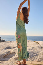 Floridian Bias Dress Sage