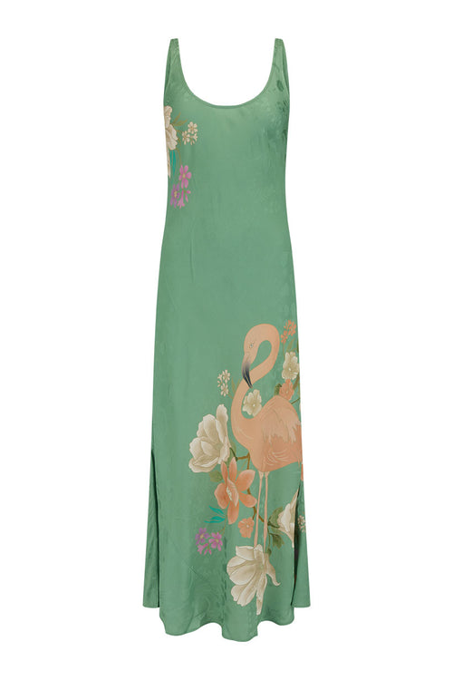 Floridian Bias Dress Sage