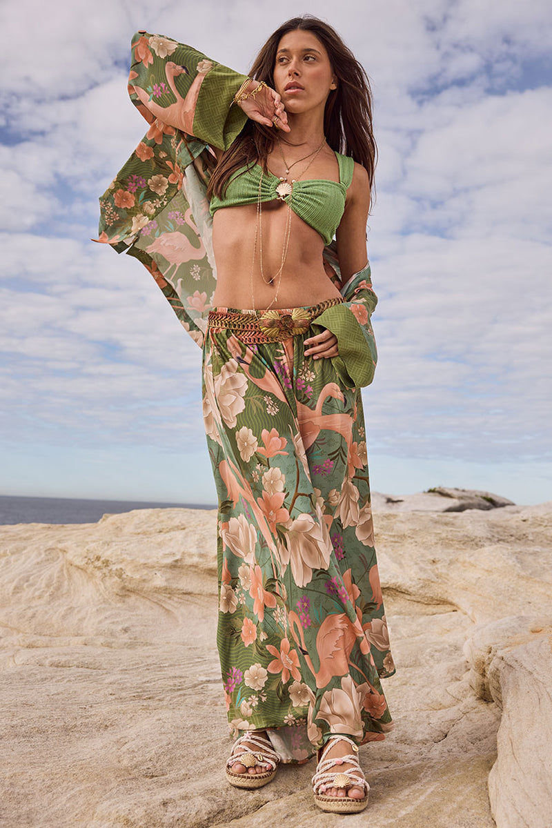 Floridian Maxi Skirt Sage