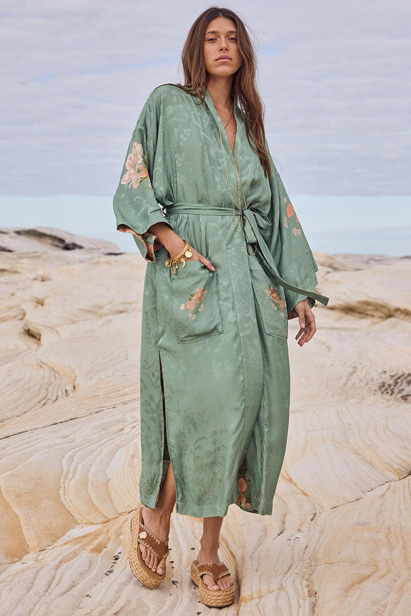 Floridian Reversible Robe Sage