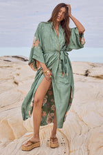 Floridian Reversible Robe Sage