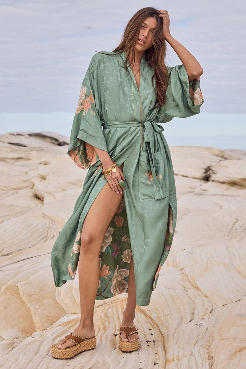 Floridian Reversible Robe Sage